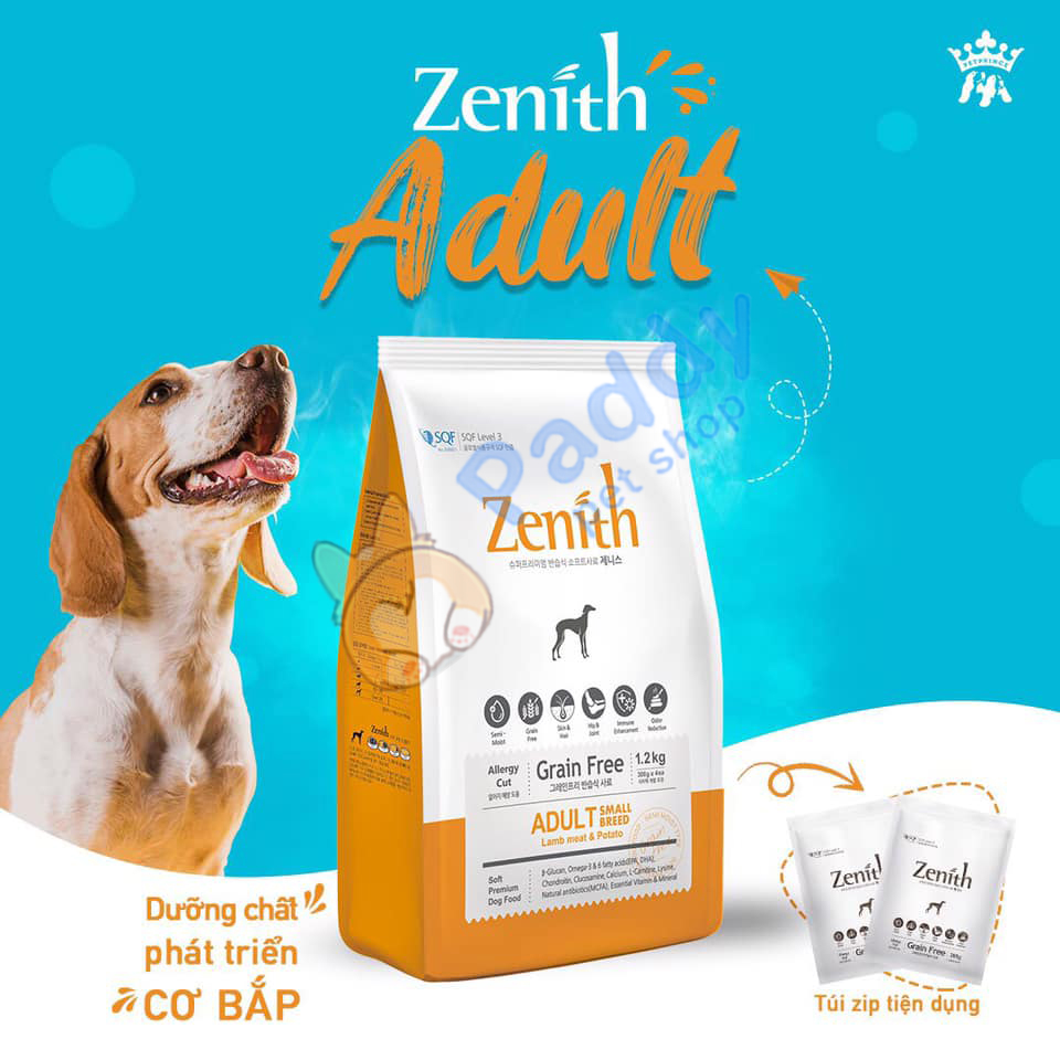 Hạt Mềm Cho Chó Trưởng Thành Zenith Adult Original