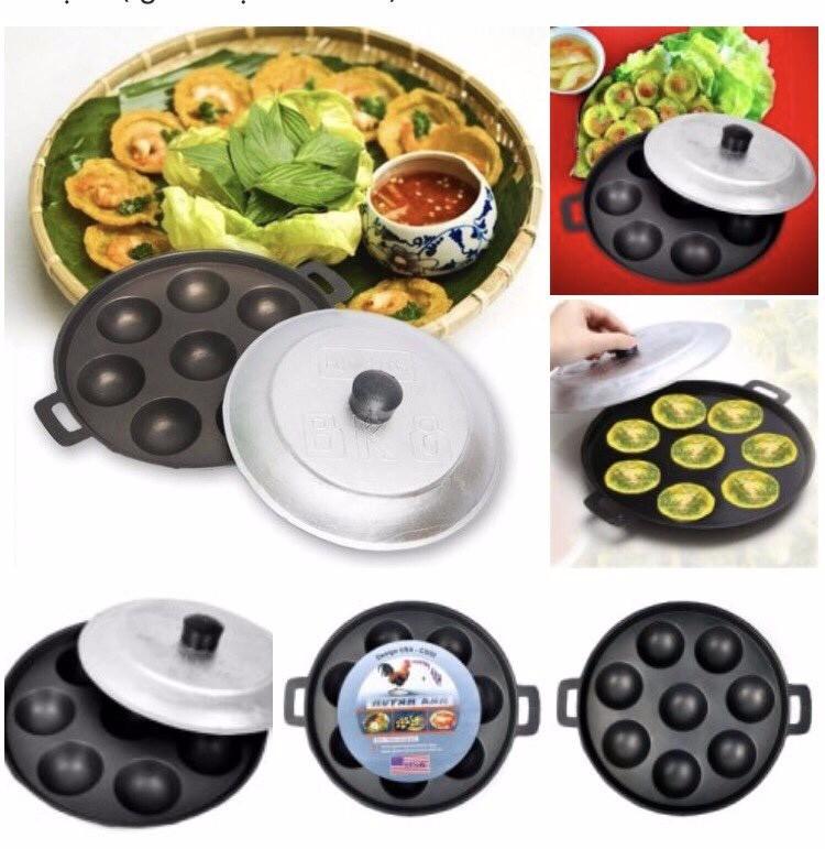 Khuôn làm bánh khọt 8 lỗ