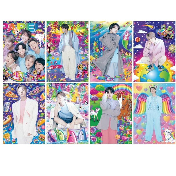 Poster BTS thành viên Persona hộp ảnh bộ ảnh có ảnh dán sticker lomo bưu thiếp army