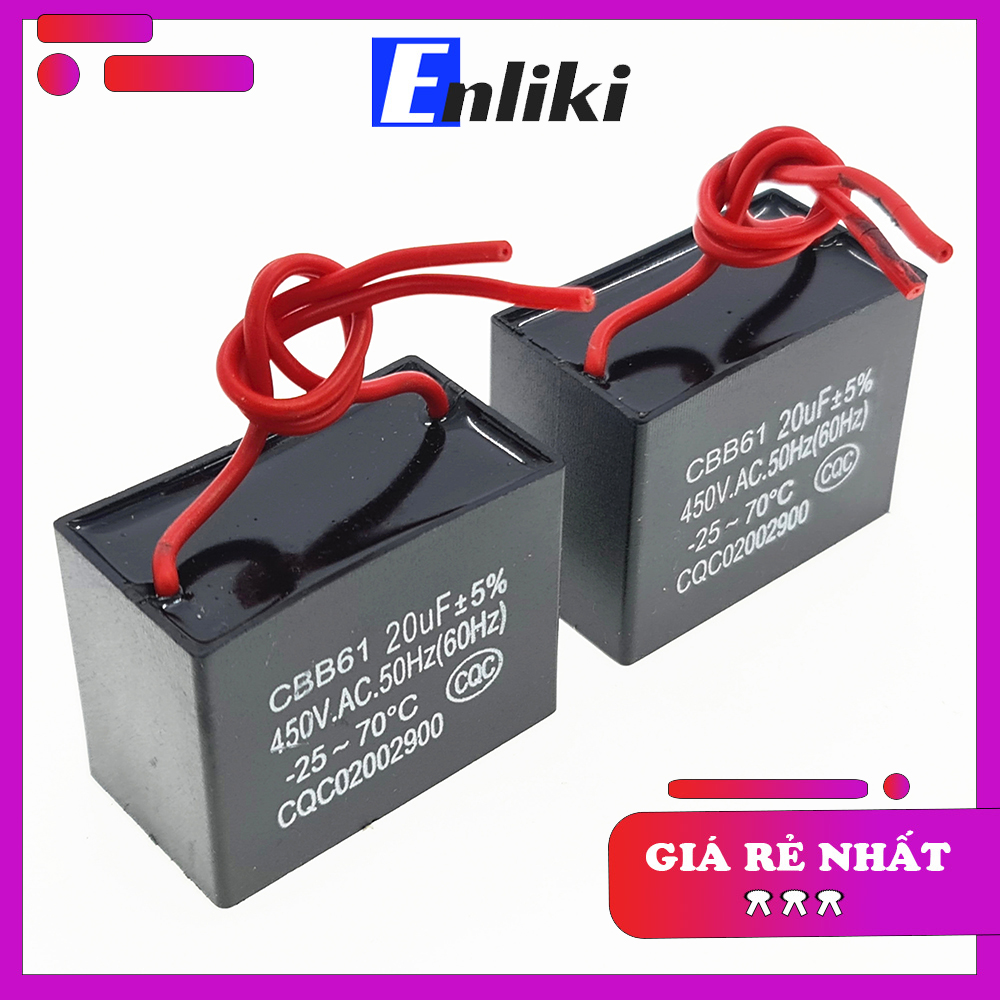 20uF Tụ Quạt CBB 450VAC