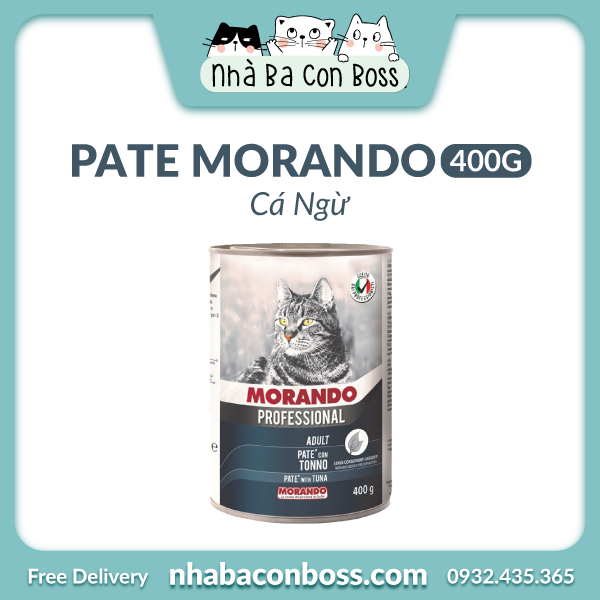 [Lon 400g] Pate Cho Mèo Morando