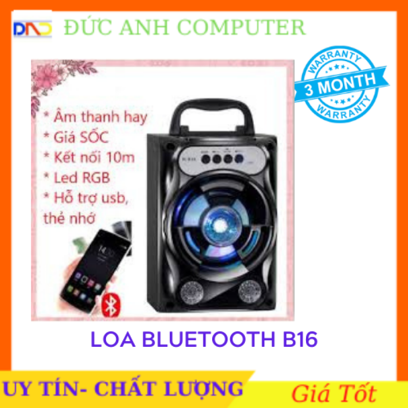 Bảng giá Loa Bluetooth B16 - âm thanh to hay chuẩn - thẻ TF USB FM AUX - full box cam kết sản phẩm đúng mô tả chất lượng đảm bảo Phong Vũ