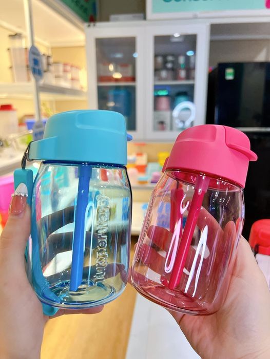 Bình Nước Mini Lohas with Straw-tupperware 350ml