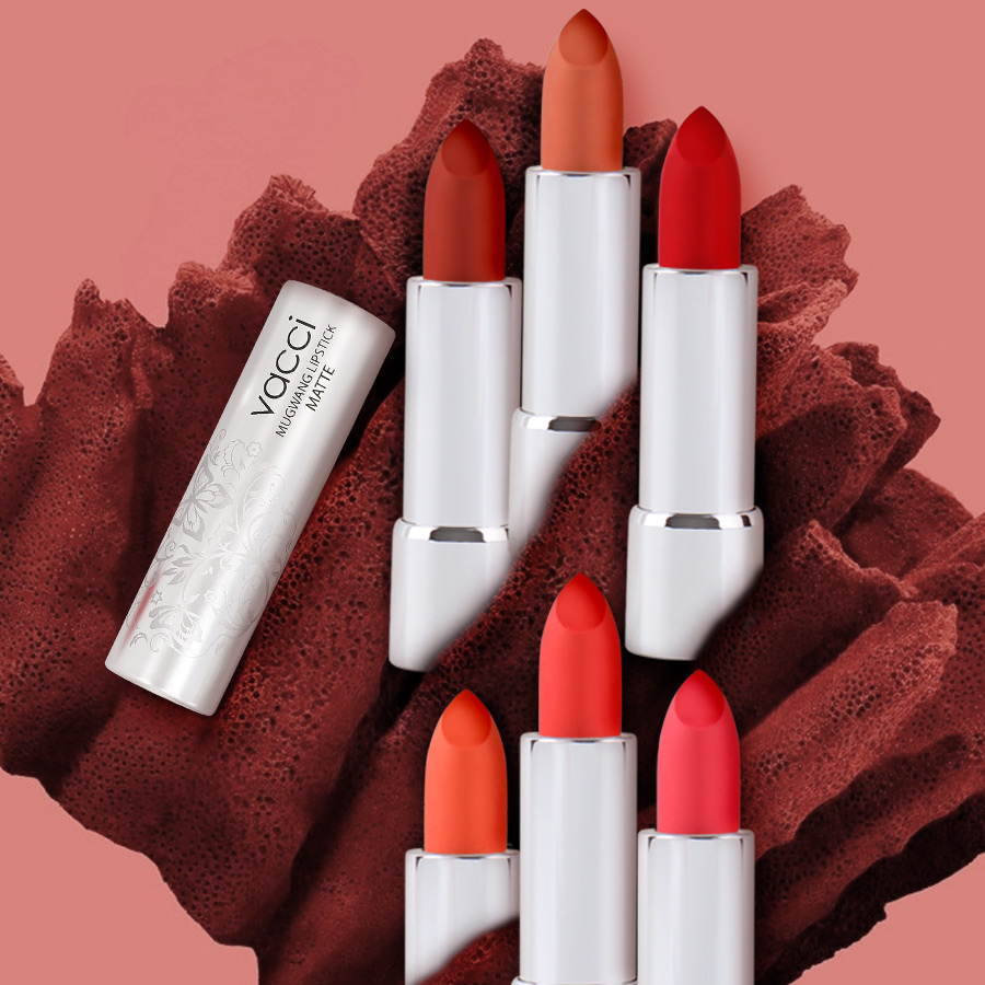 Son Nhung Lì Cao Cấp Vacci Mugwang Lipstick Matte
