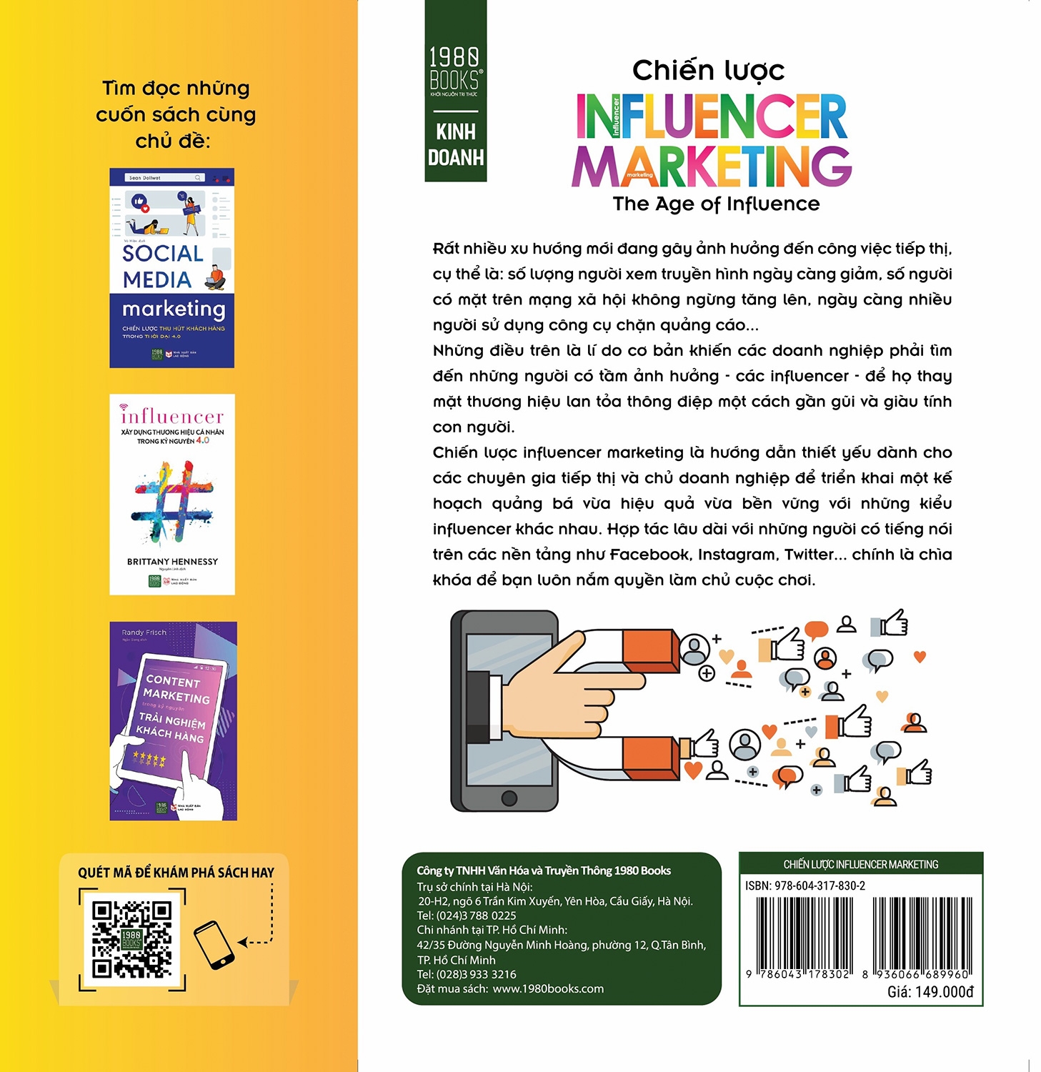 Sách: Chiến Lược Influencer Marketing (1980 BOOKS HCM)