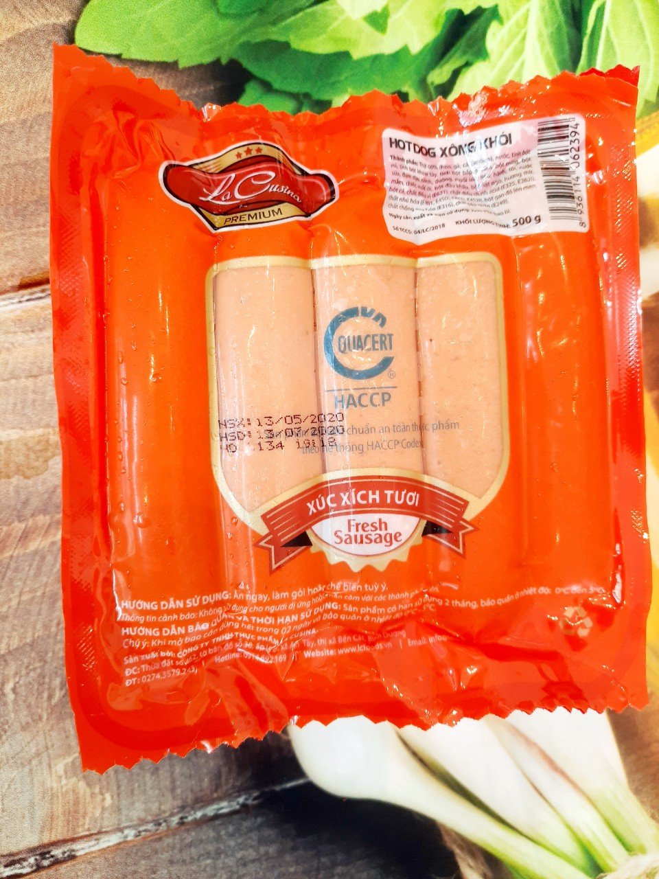 500gr xúc xích Đức Lacusina (10 cây)