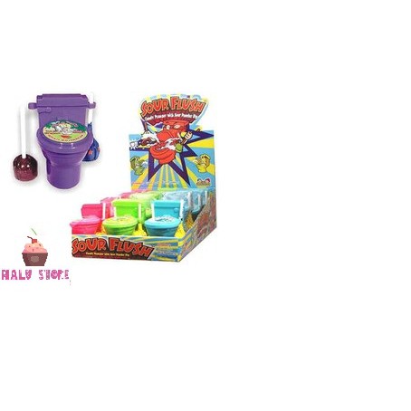 [HCM][SIÊU HOT] Kẹo Mút Bồn Cầu Sour Flush Mỹ 39g