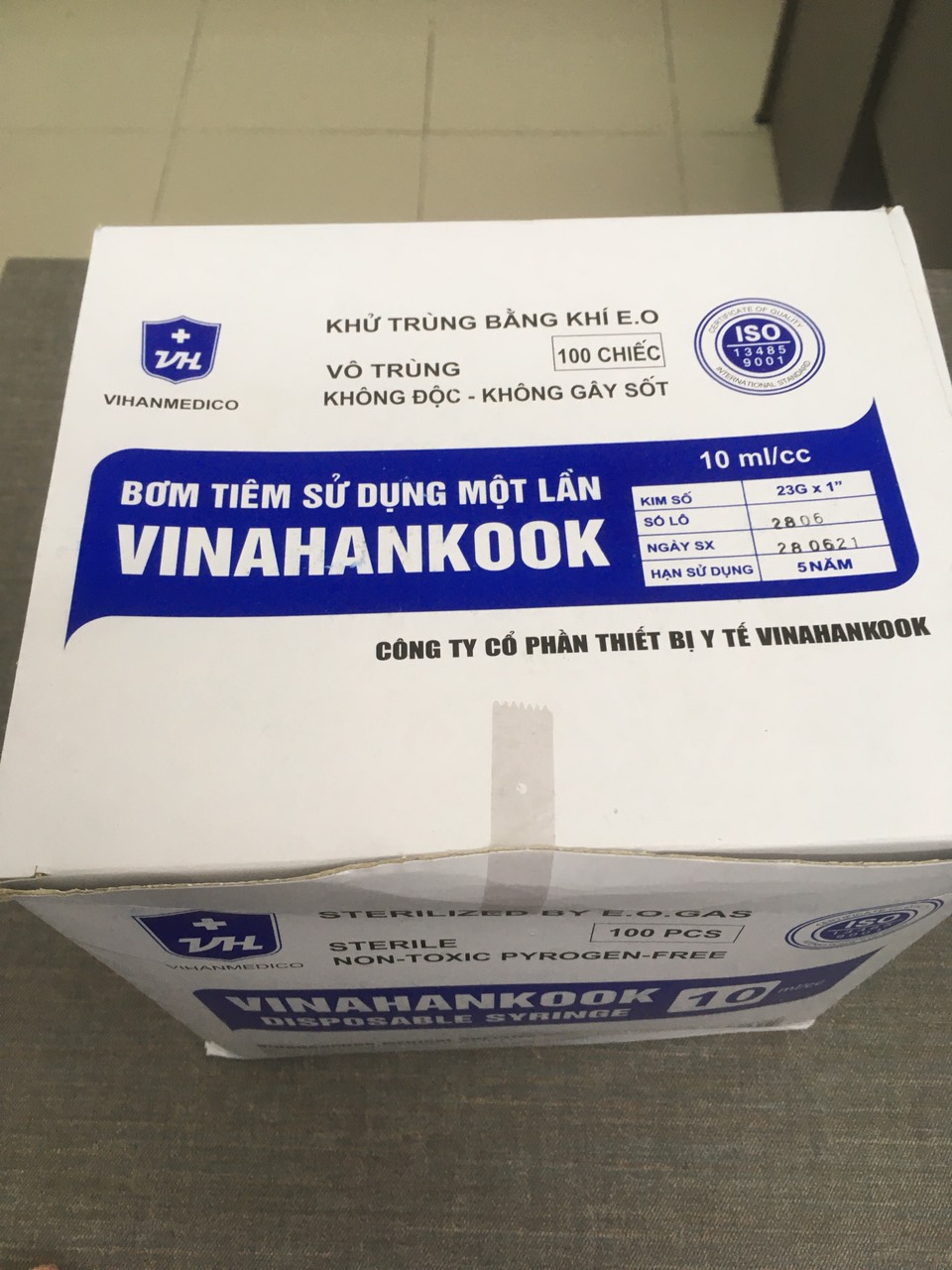 Bơm tiêm dùng 1 lần VINAHANKOOK (10ml/cc)