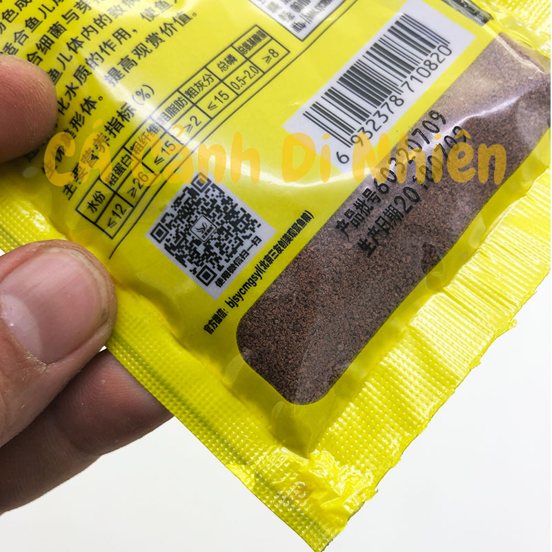 [Hoàn Tiền 10%]Thức Ăn Dành Cho Cá Bảy Màu- BỊCH 20Gr