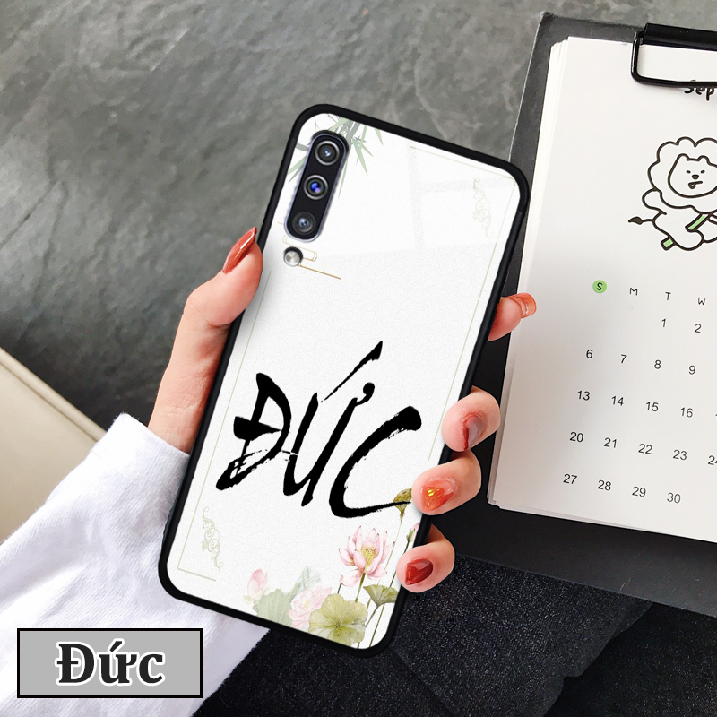 Ốp lưng Samsung Galaxy A70 in 3D chữ thư pháp