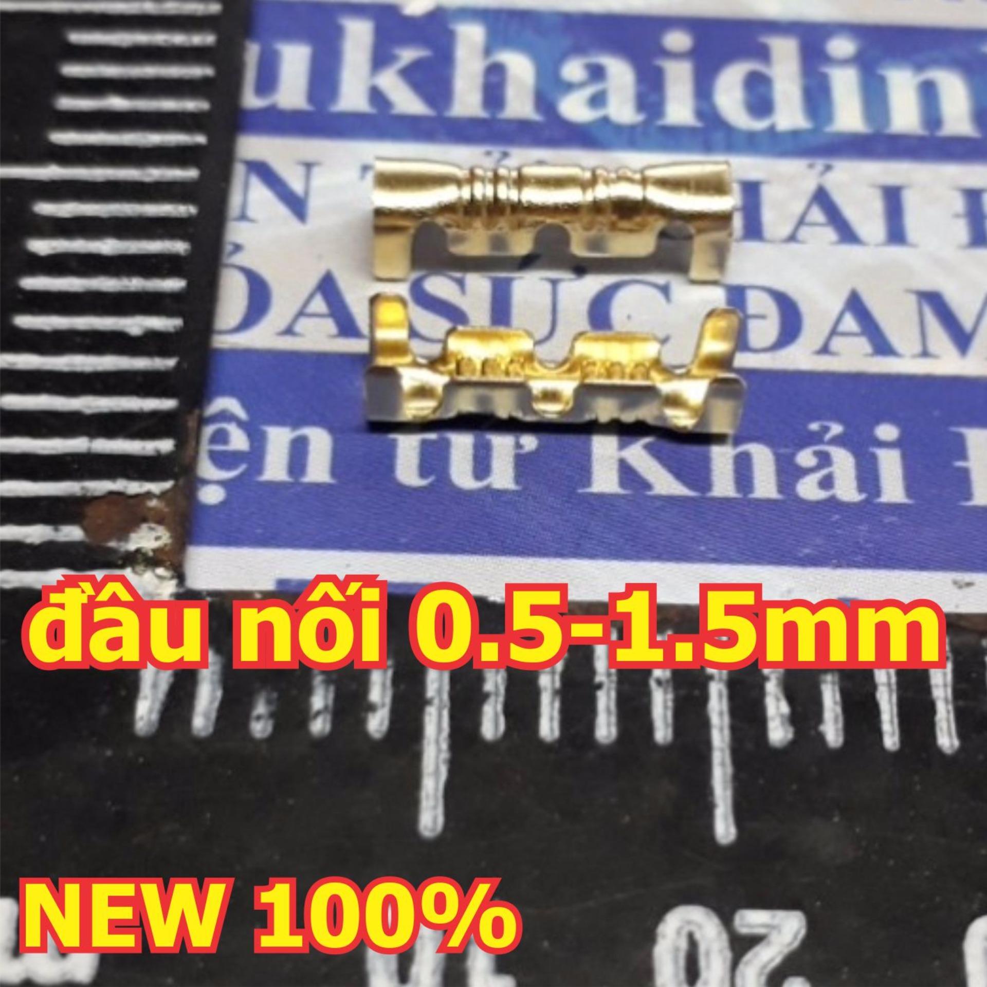 100 cái đầu cos đồng nối 2 dây điện thẳng hàng, rất tiện lợi dây 0.5-1.5mm kde5150