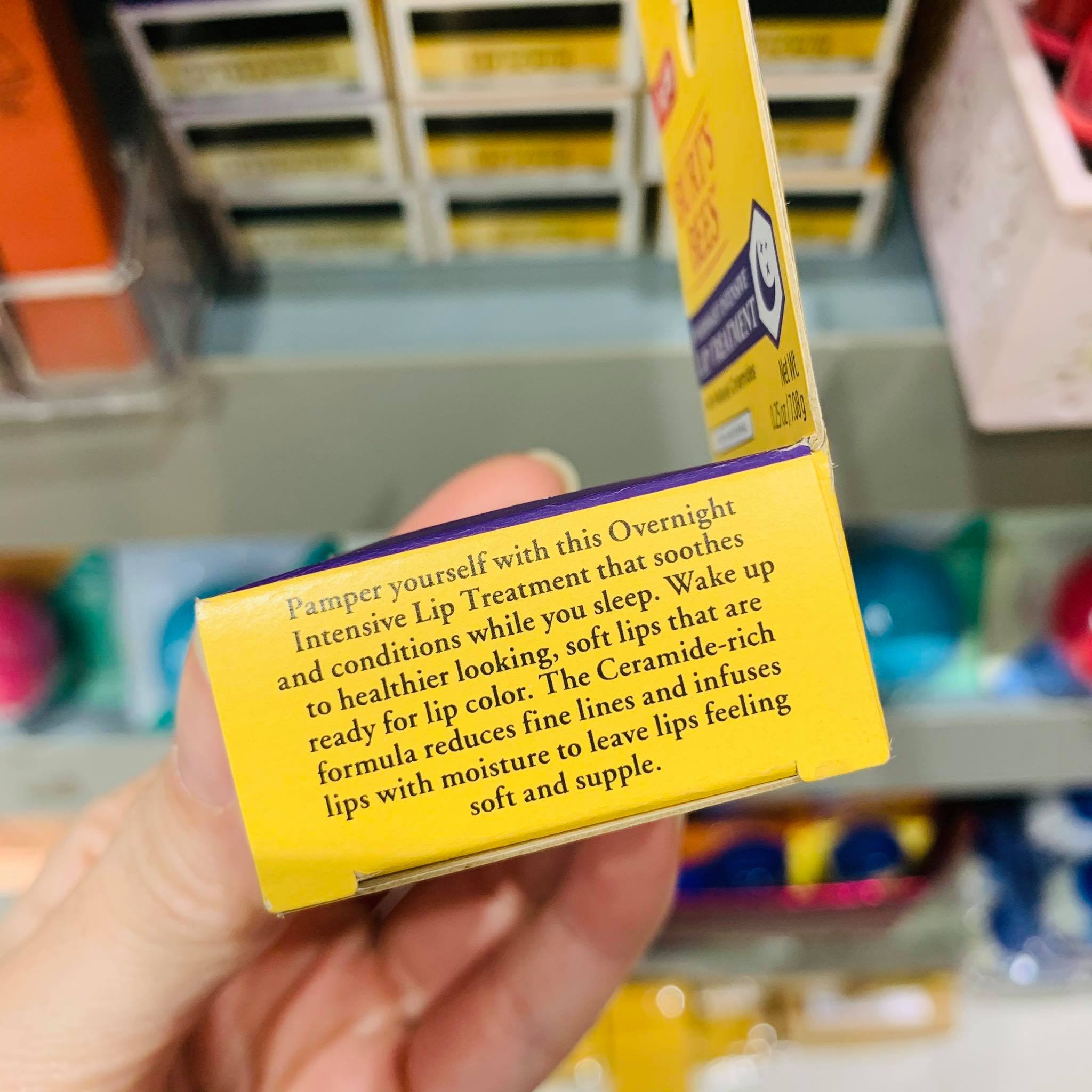 Son Dưỡng Burt’s Bees Overnight Intensive Lip Treatment (7.08g)