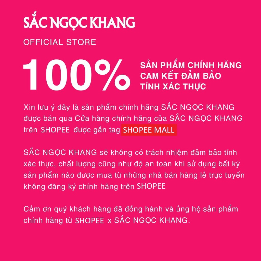 Sữa Rửa Mặt Sắc Ngọc Khang 100gr