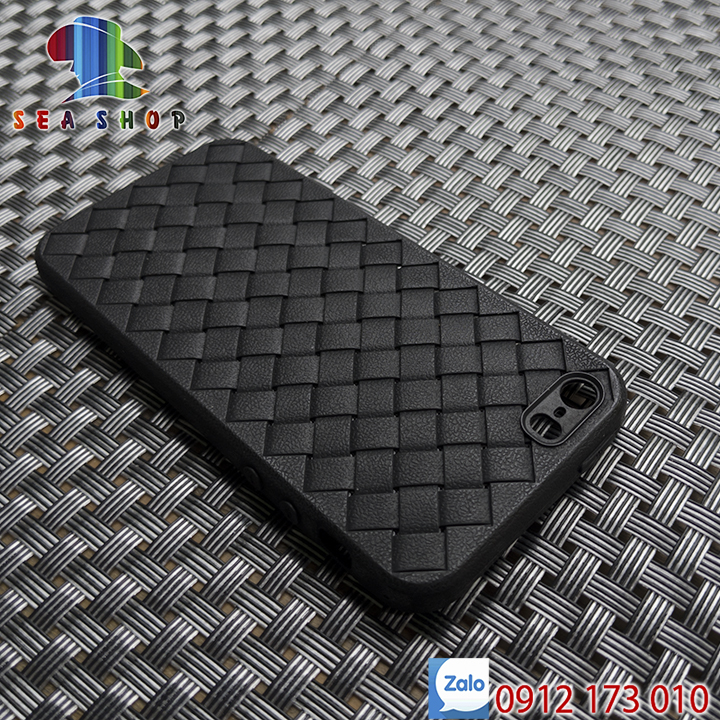 Ốp lưng Iphone 5 / 5S nhựa dẻo - Chống sốc - Vân da