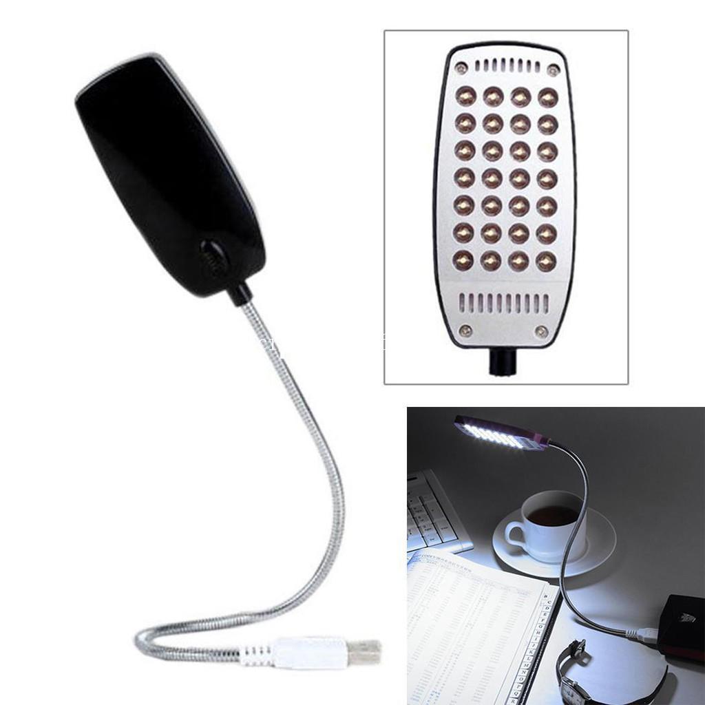 Đèn LED 28 bóng siêu sáng cổng USB (Màu ngẫu nhiên) đèn led để bàn, đèn led, đèn led trang trí, Đẹp hơn đèn led sạc để bàn đèn học kiêm đèn ngủ, Đèn ngủ để bàn gỗ phong cách Mỹ xoay 360 cao cấp