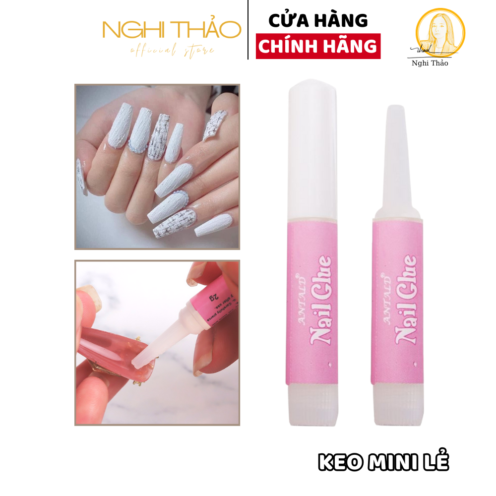 Keo dán móng mini nail box Nghi Thảo 2g