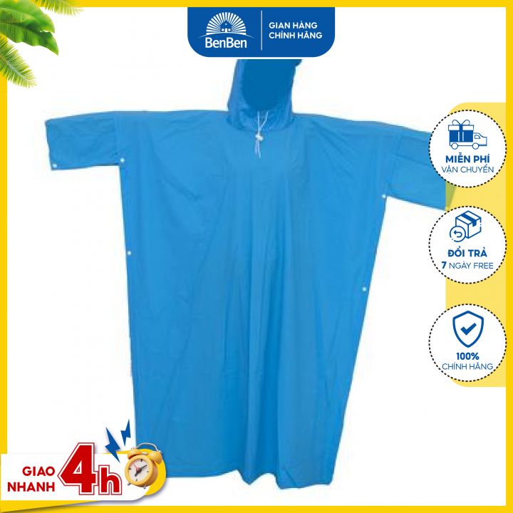 Áo mưa nhựa cánh dơi xẻ tà size lớn