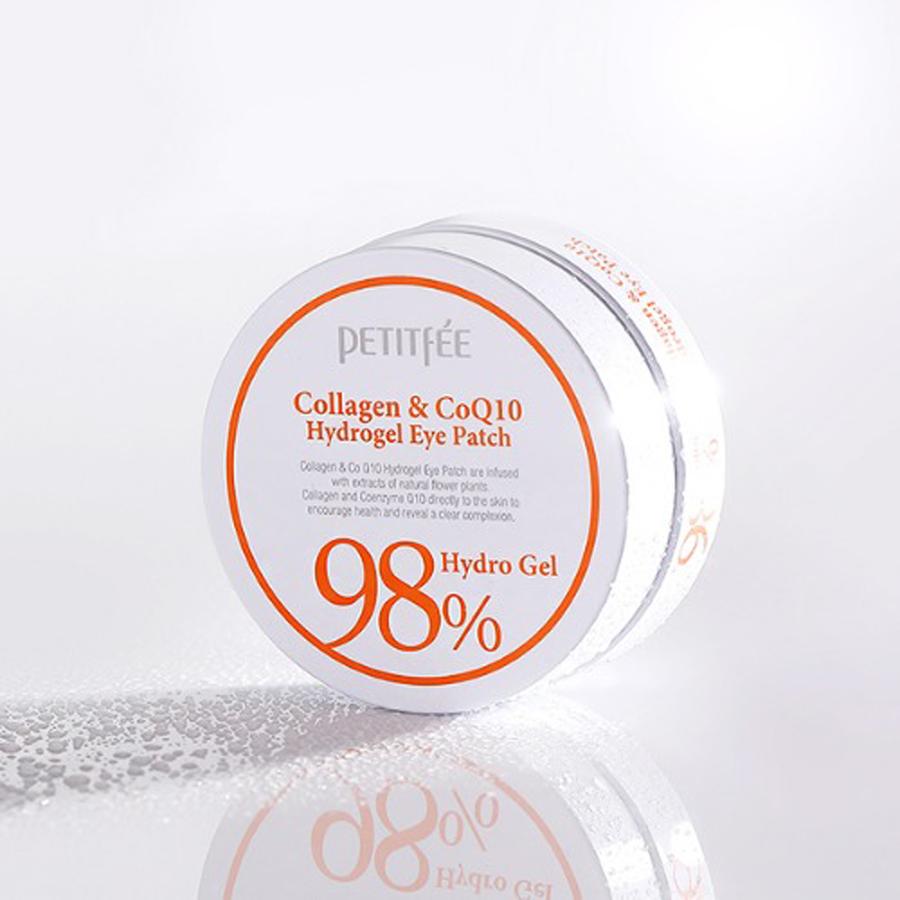 Mặt nạ mắt cao cấp PETITFEE Collagen & CoQ10 Hydrogel (60miếng/hũ)
