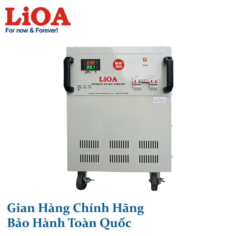 [Trả góp 0%] Ổn áp 1 pha LiOA DRI-30000II NEW2020