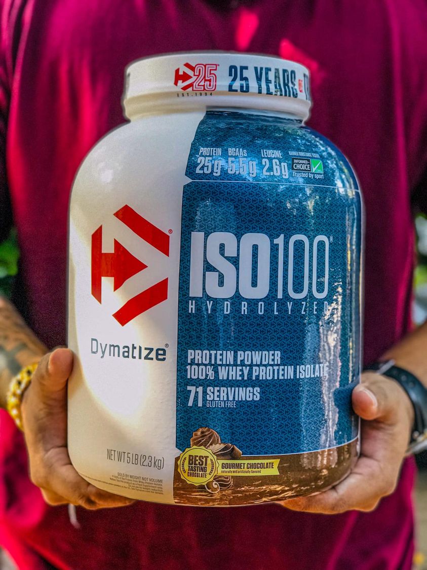 DYMATIZE ISO100 - WHEY PROTEIN HYDROLYZED CAO CẤP , CHẤT LƯỢNG CAO 5LBS