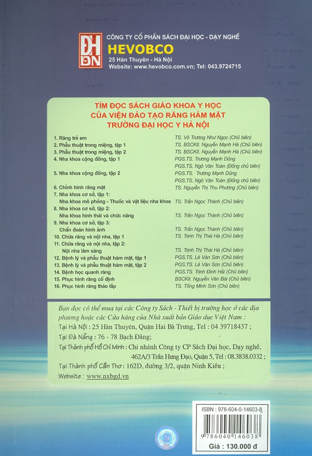 Phục Hình Răng Tháo Lắp (Dùng Cho Sinh Viên Răng Hàm Mặt)