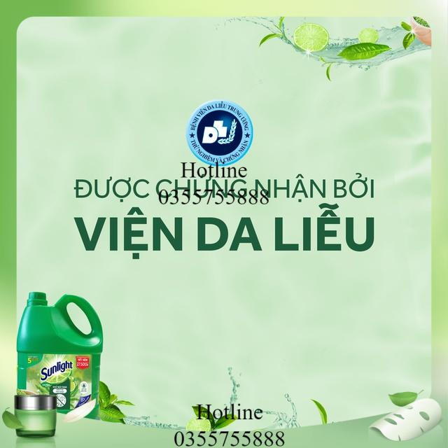 Nước rửa chén Sunlight Matcha Trà Nhật chai 3.6kg