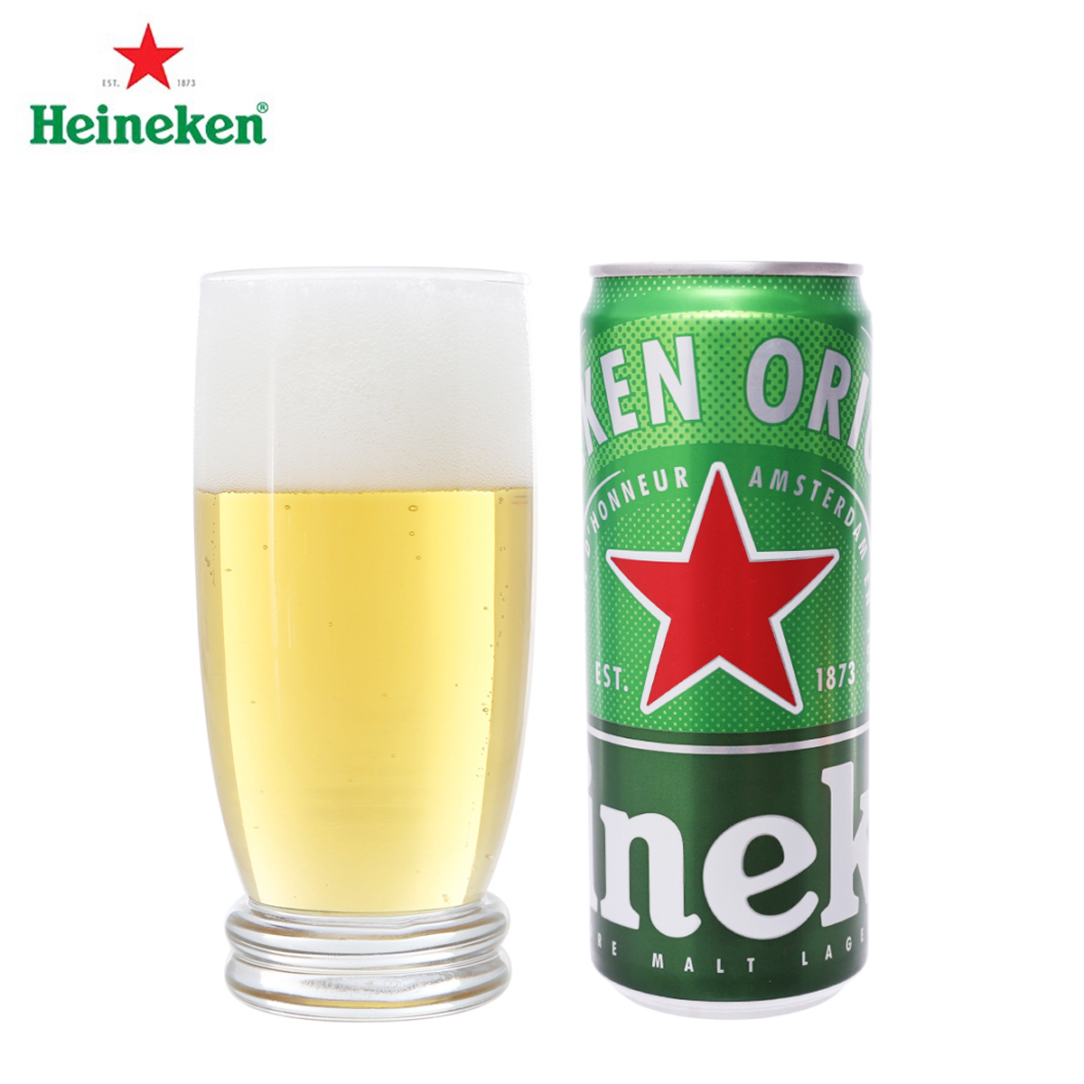 THÙNG 24 LON BIA HEINEKEN 330ML