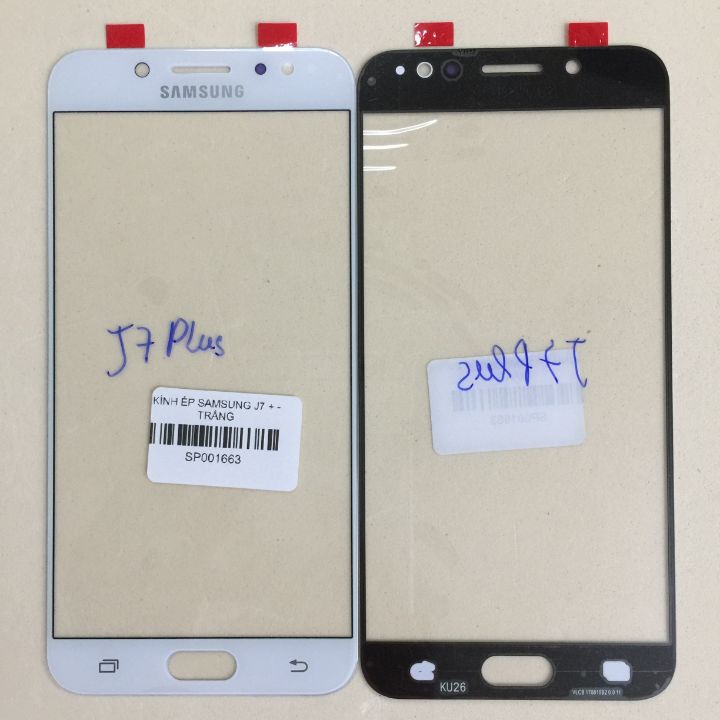 Mặt kính ép OCA Samsung J7 Plus
