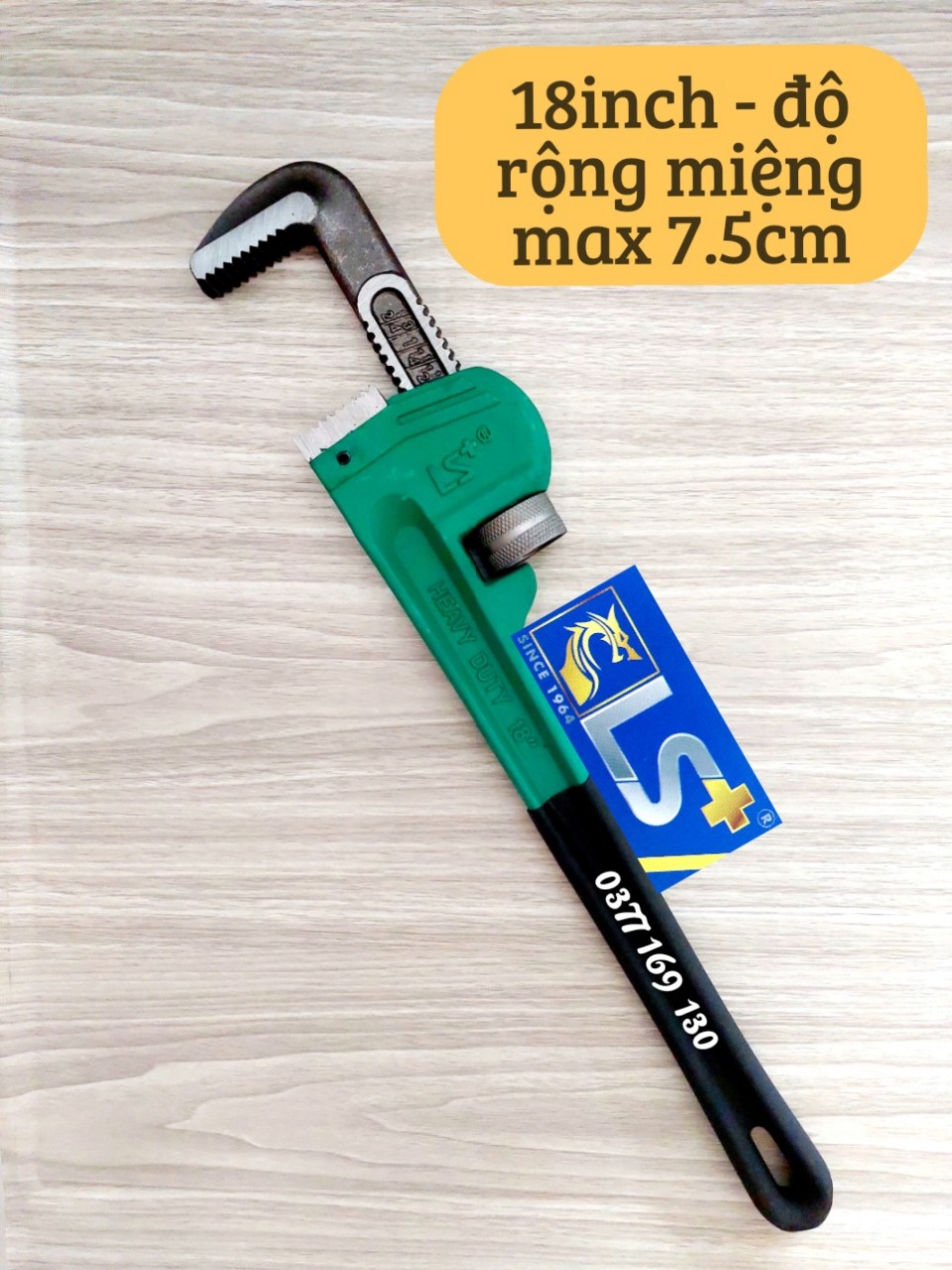 Mỏ lếch răng LS+ 12/14/18 inch