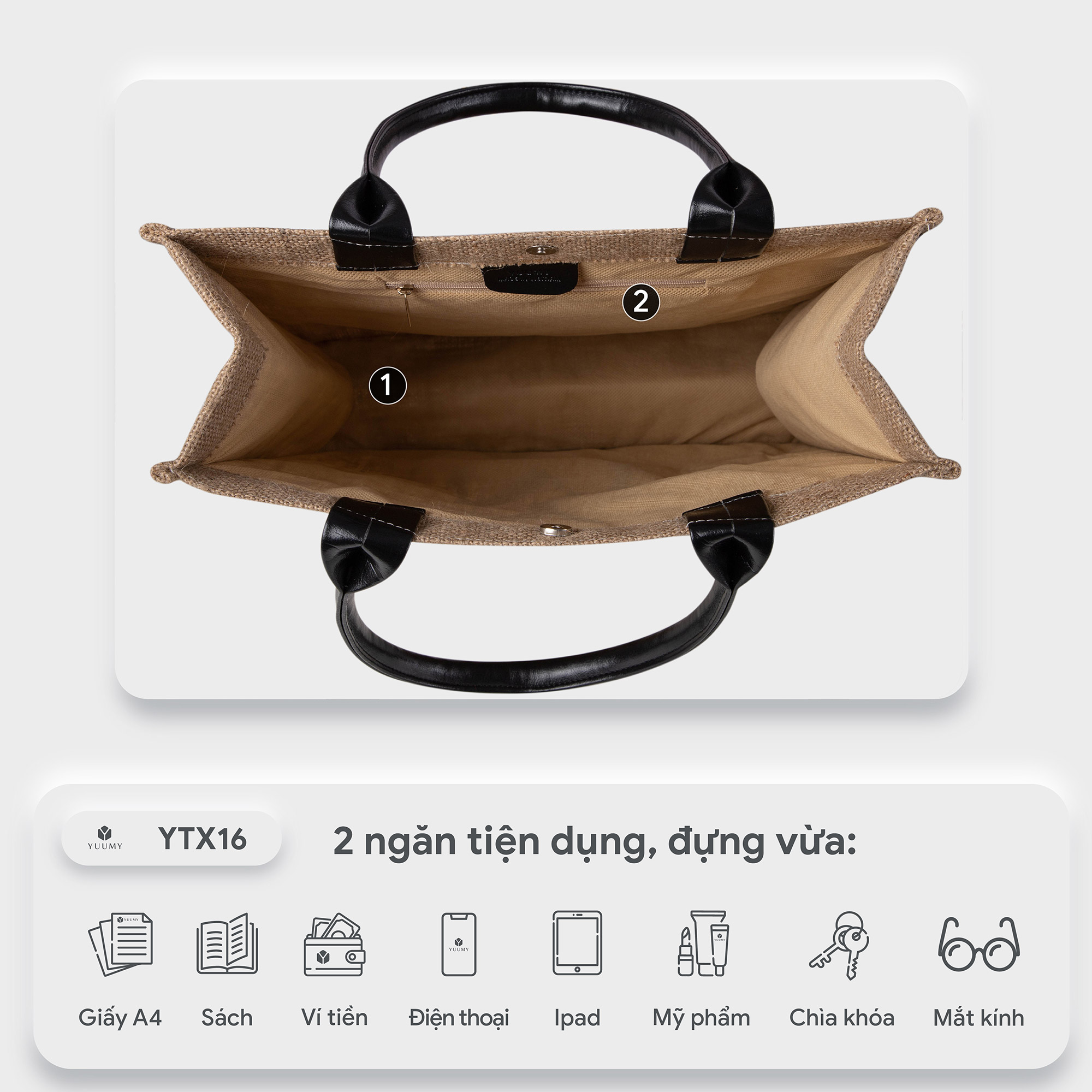 Túi xách Đi Biển YUUMY YTX16