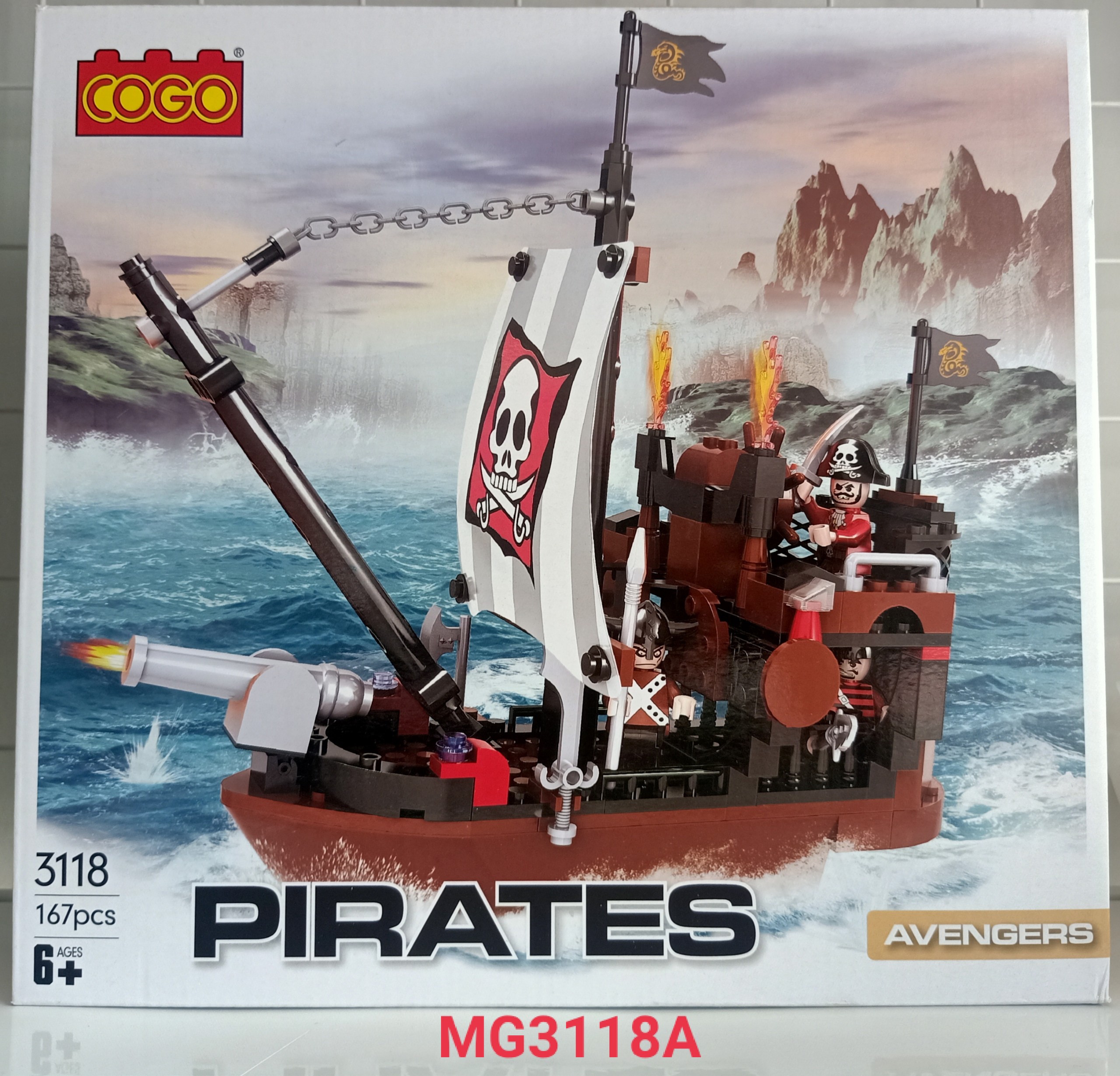 Đồ chơi lắp ráp Lego- Ráp Tàu Cướp Biển