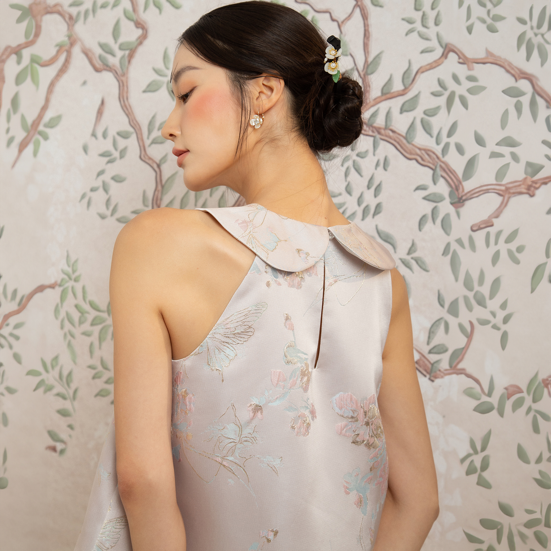 Áo Yếm Cổ Bèo Tiểu Thư - EDINI - A1636