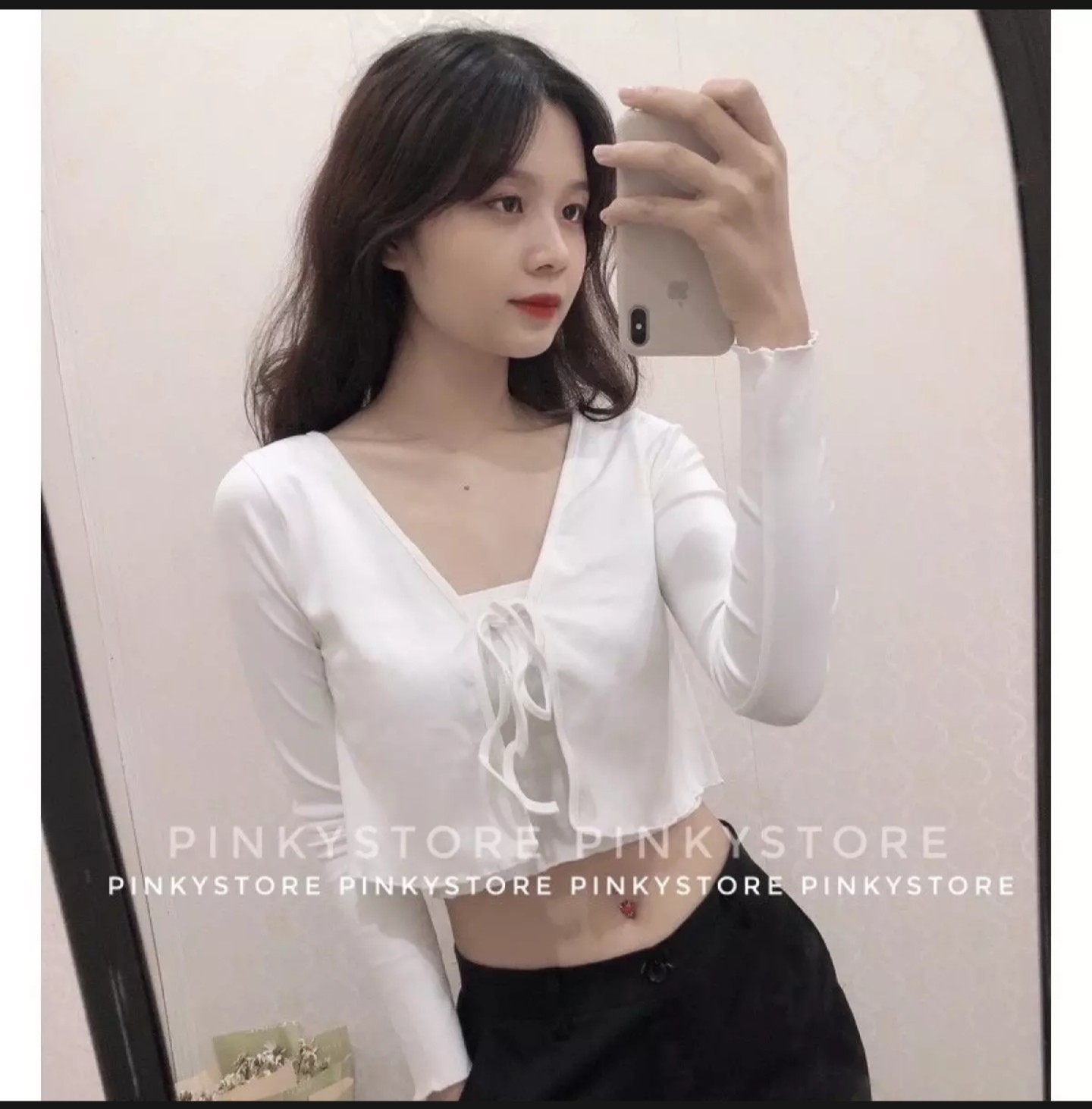 Áo Kiểu Croptop Thun Gân Áo Khoác Cardigan Phong Cách Ulzzang Hàn Quốc Hot Trend Cực Xinh TTVA0011
