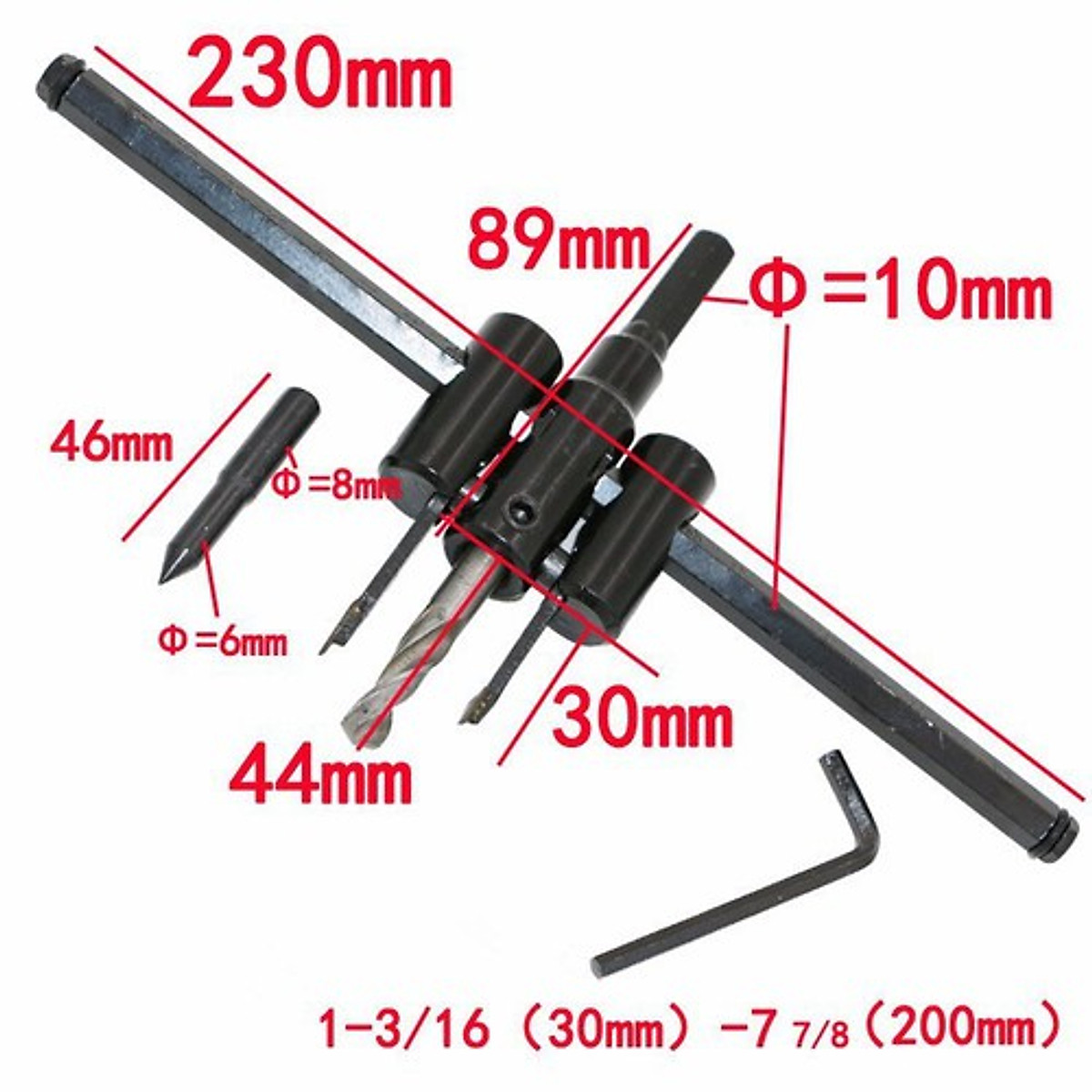 [HCM]Mũi khoét gỗ thạch cao - 1188