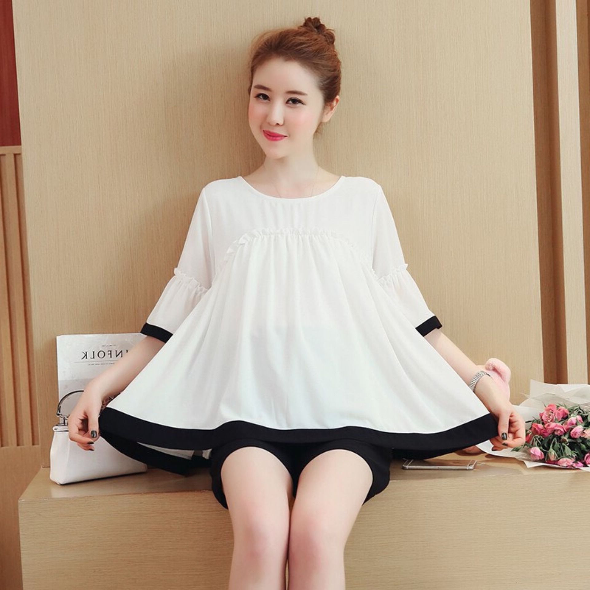 áo bầu dáng suông mẫu mới