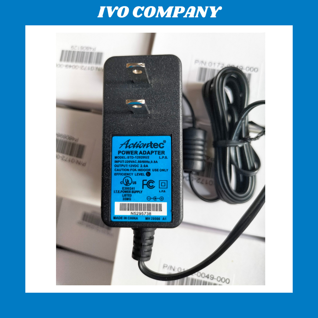 Nguồn 12V 2A Có Đèn Báo Adaptor Actiontec