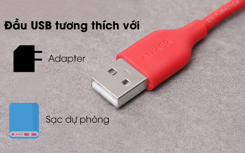 Cáp Micro 0.9 m Anker PowerLine A8132 ( Likenew )