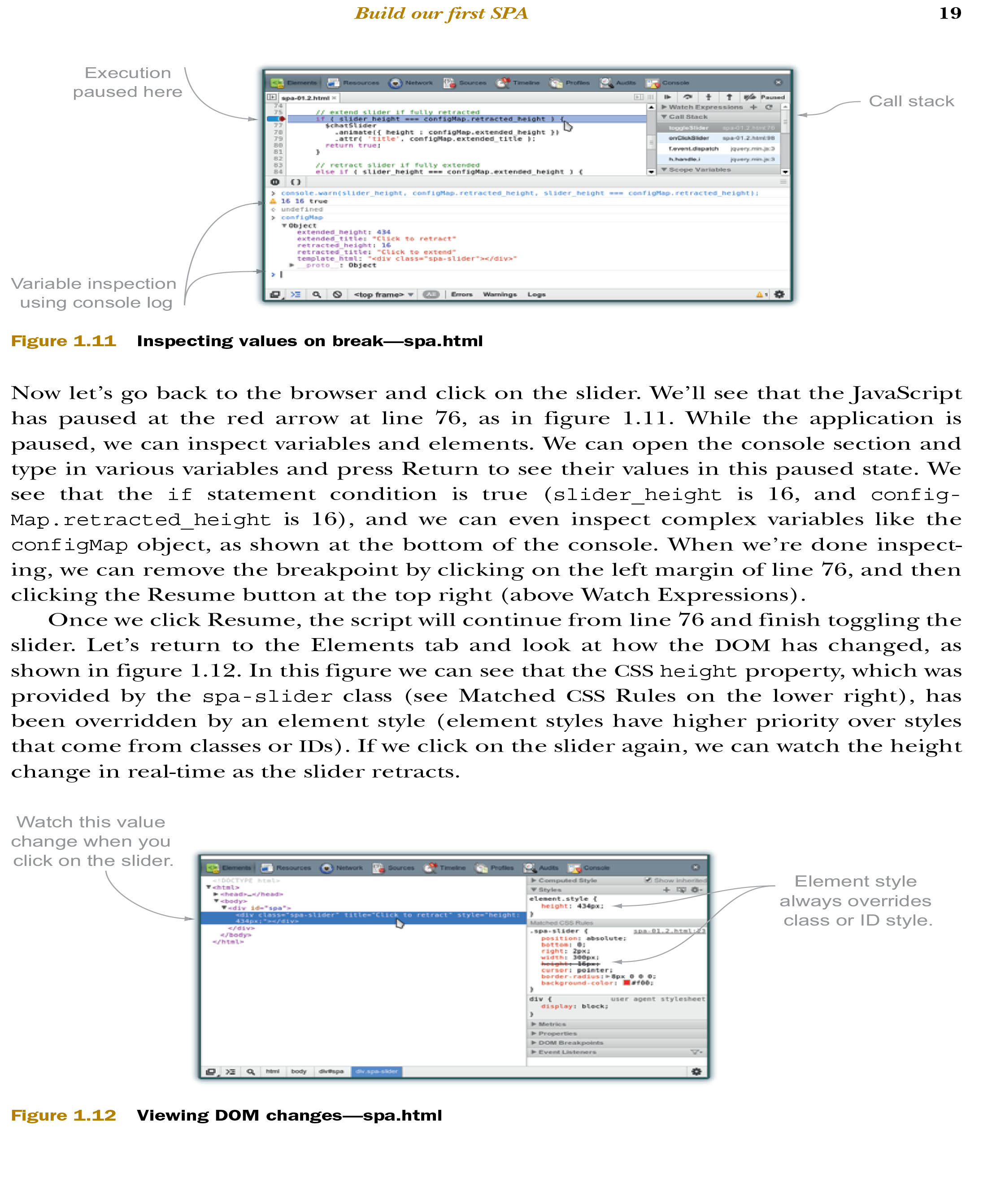 Sách Single page web applications
