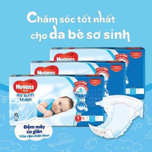 Bộ 2 tã dán Huggies S56, M48, L42, XL38