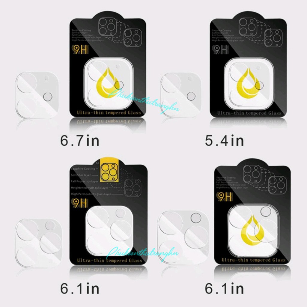 Cường lực bảo vệ camera IP 12 mini / 12 / 12 Pro/ 12 Promax