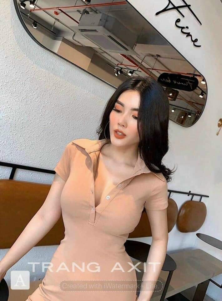 [HCM]ĐẦM ÔM BODY cổ trụ  SANG CHẢNH 874