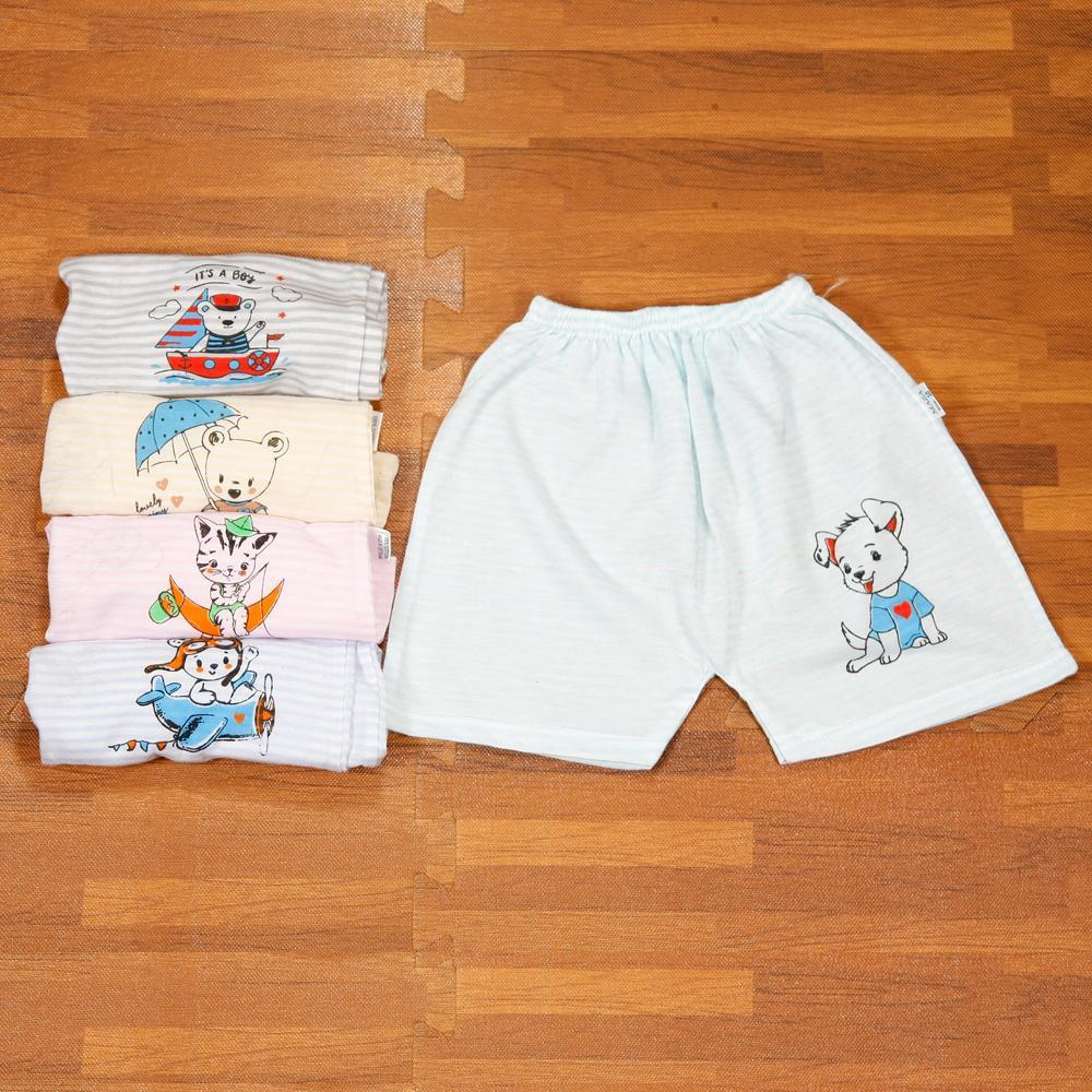 Combo 10 Quần đùi kẻ mùa hè IN MÔNG chất cotton cho bé trai bé gái từ 3-13kg- 10QIMK45 - quần đùi quần short cho bé ảnh video thật
