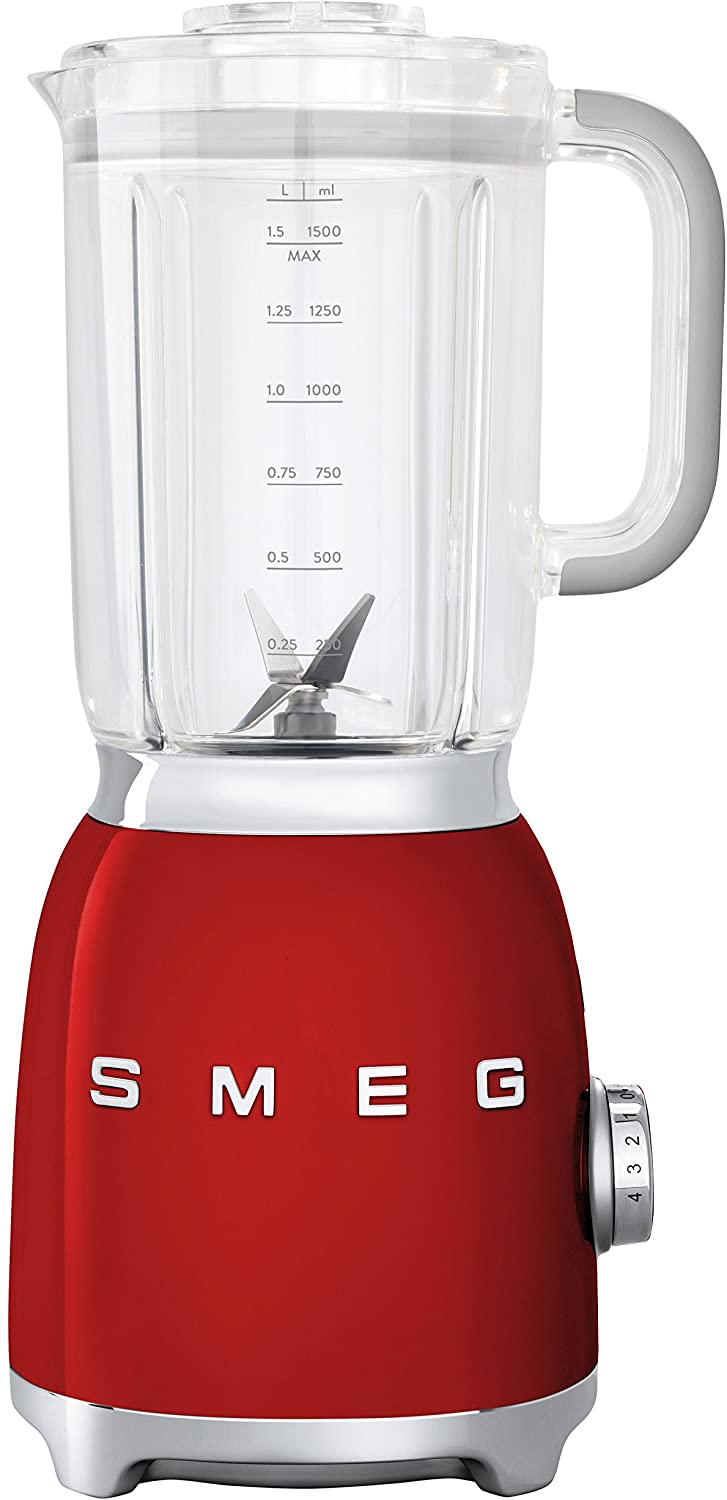 [Trả góp 0%]Máy xay sinh tố Smeg BLF01RDEU màu đỏ