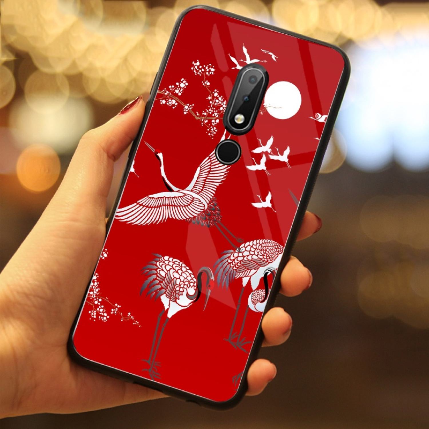 Ốp Lưng KÍNH BÓNG NOKIA 6.1 PLUS PHIÊN BẢN MỚI