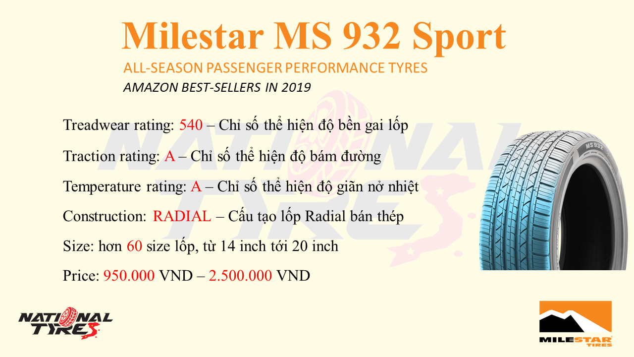 Milestar - Lốp Quốc Dân!
