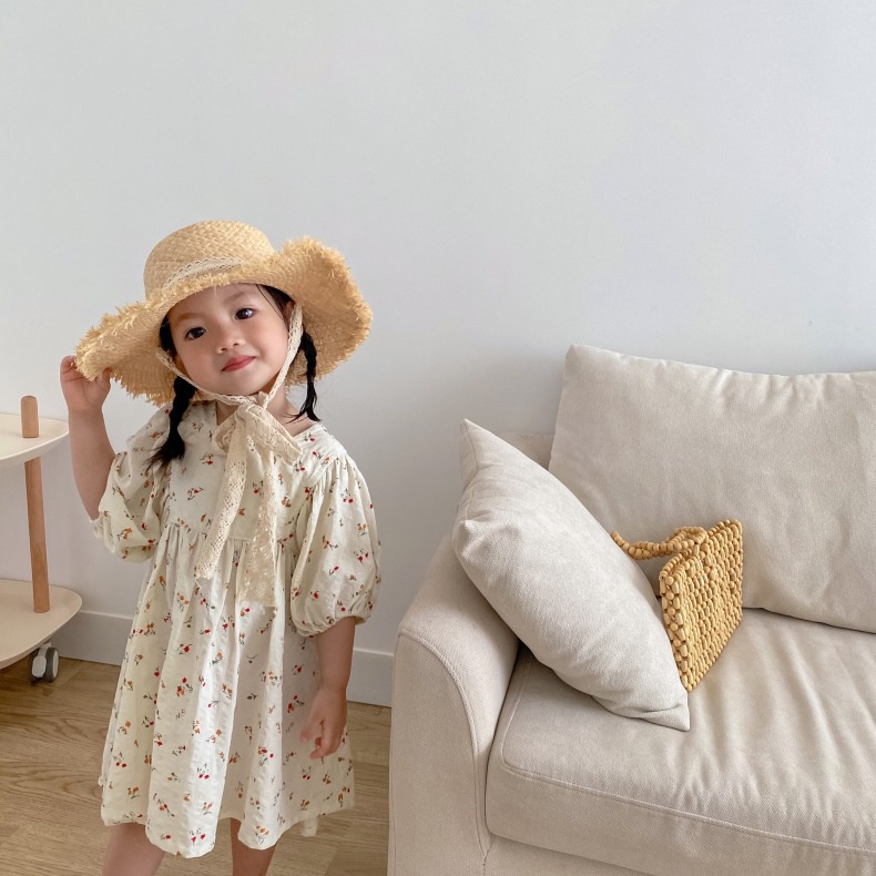 Đầm Hoa Nhí Đáng Yêu Cho Bé Gái