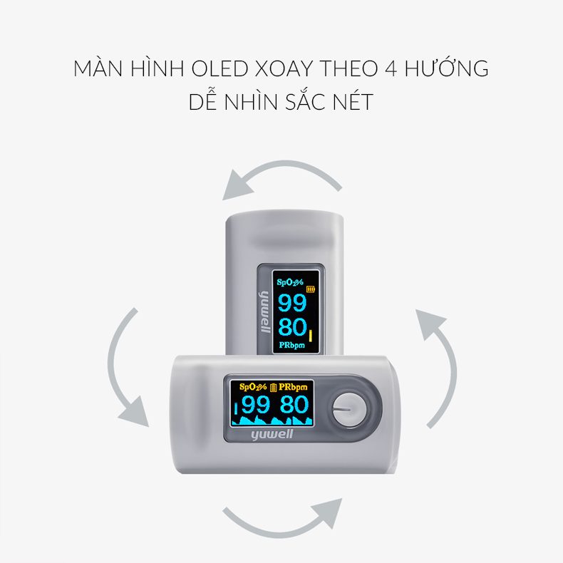 [[SpO2]] Máy đo nồng độ oxy trong máu Yuwell YX301 - Đo nhanh, chính xác - Bảo hành 2 năm