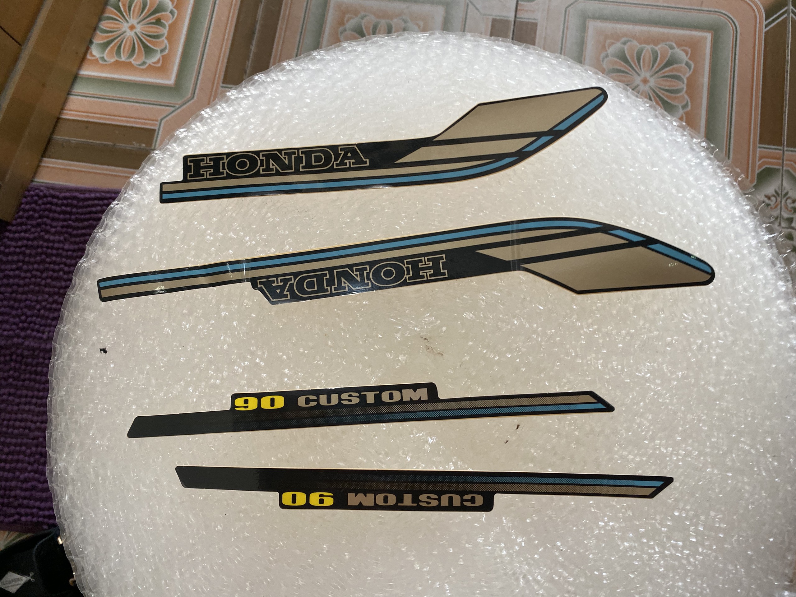 Tem honda cub 82 90cc (loại tem dầy 3 lớp)