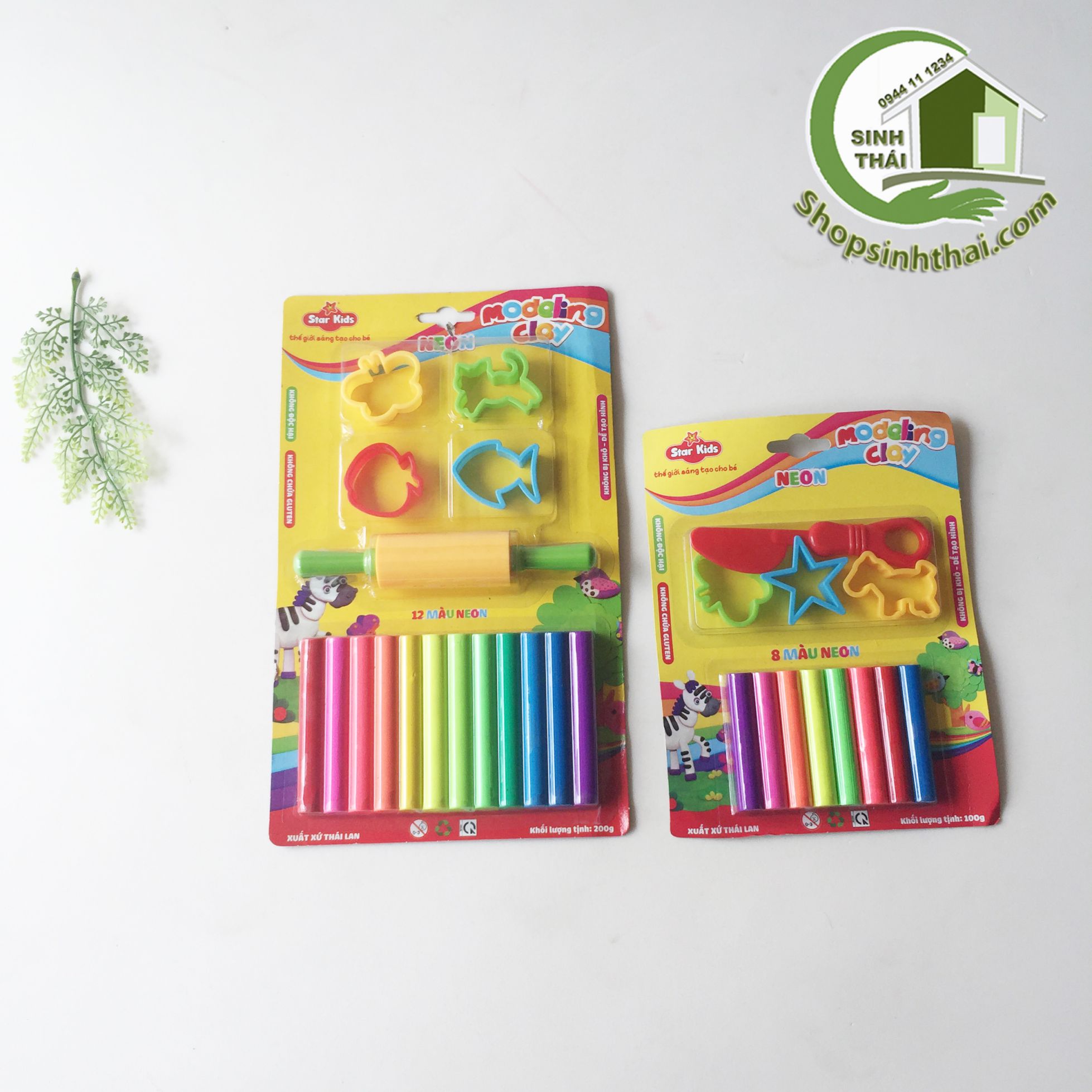 Vỉ đất sét nặn Thái Lan - chọn vỉ