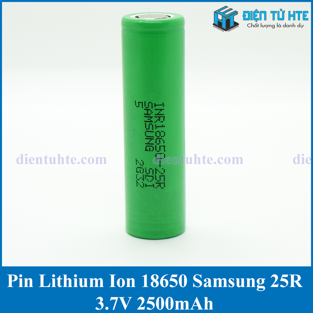 Pin li-ion 18650 samsung inr18650 25r 2500mah
